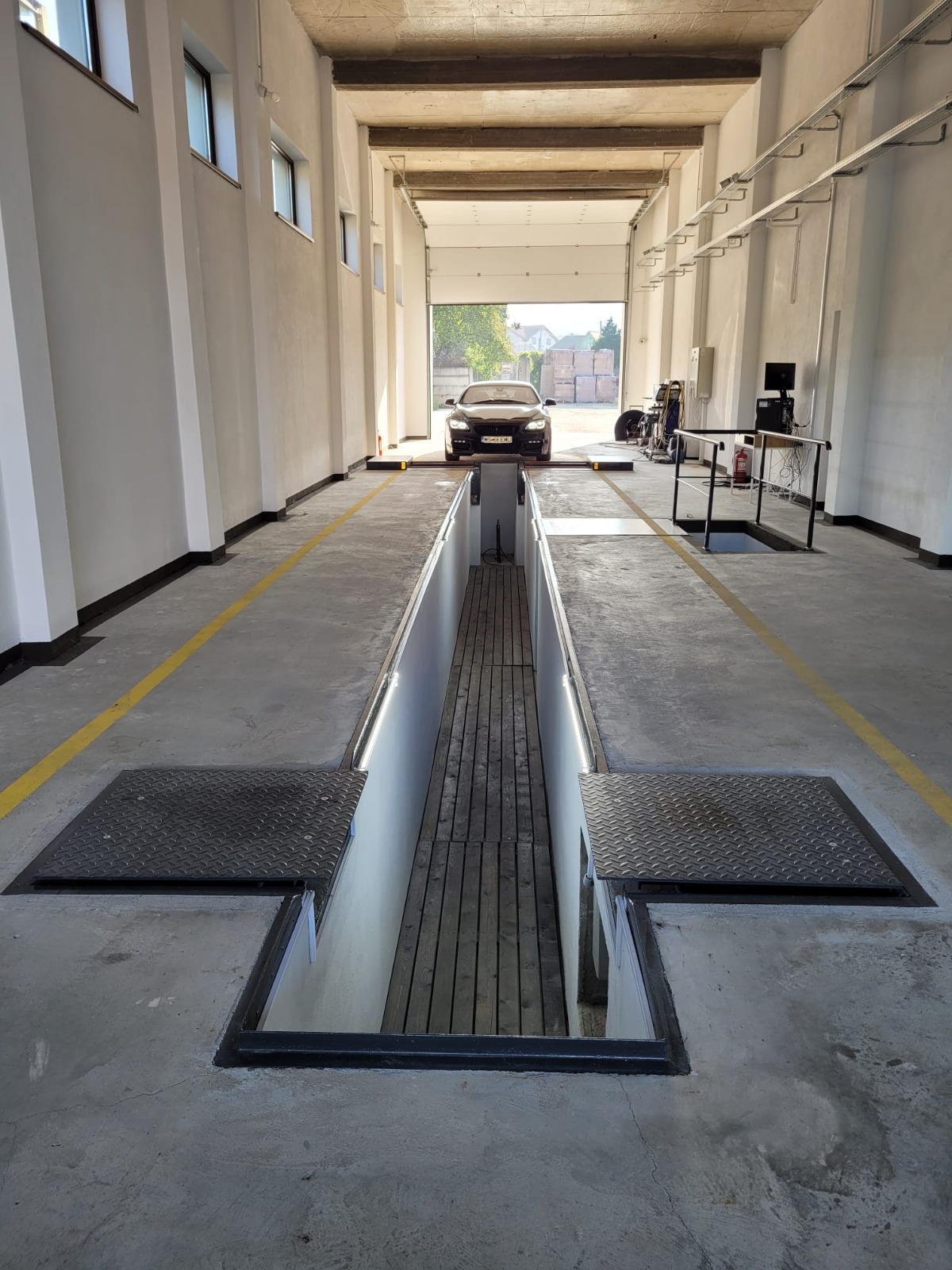 Hala de inspecție ITP — linie completă